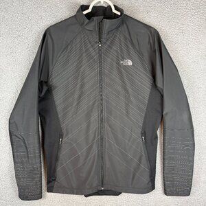 The North Face Isotherm Windwall Jacket Mens Medium Black Full Zip Running